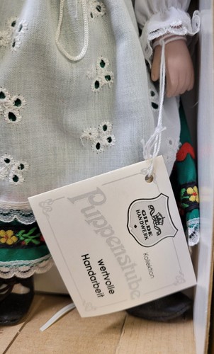 Gilde Handwerk Porzellan Holländische Puppe Neu in OVP - Bild 2 von 9
