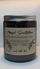 Lavender Driftwood Oasis | Natural Soy Wax Candle | Clean Scents & Essential Oil