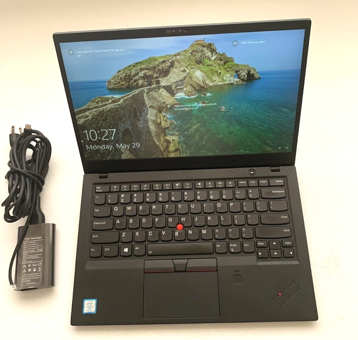 Lenovo X1 Carbon 5th Gen. BABYLAKE 20HR Intel i7-7500U 2.70GHz 256GB SSD 8GB Ram