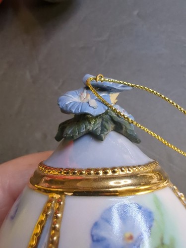 Vintage Delphinium Garden Bradford Hummingbird Porcelain Please Read Description - Picture 14 of 19