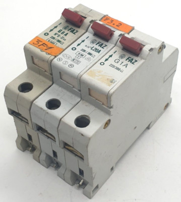 Moeller FAZ-G1A  +G6A + L20A Leitungsschutzschalter