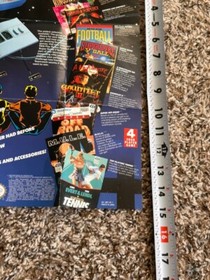 Nintendo NES Four score 4 player poster only Japan Vintage 1980's