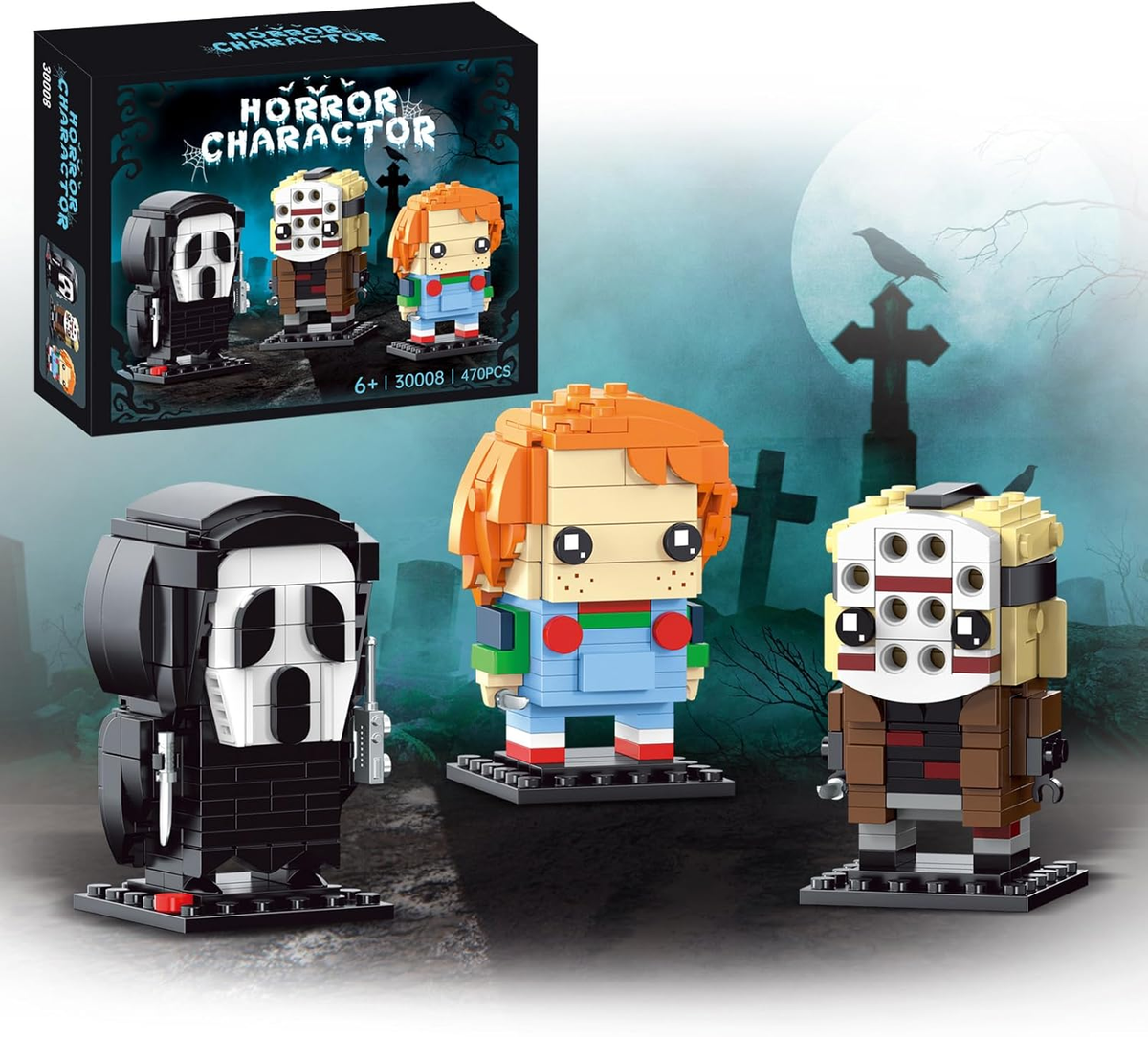 Christmas Action Figure Building Set Compatible with Lego for