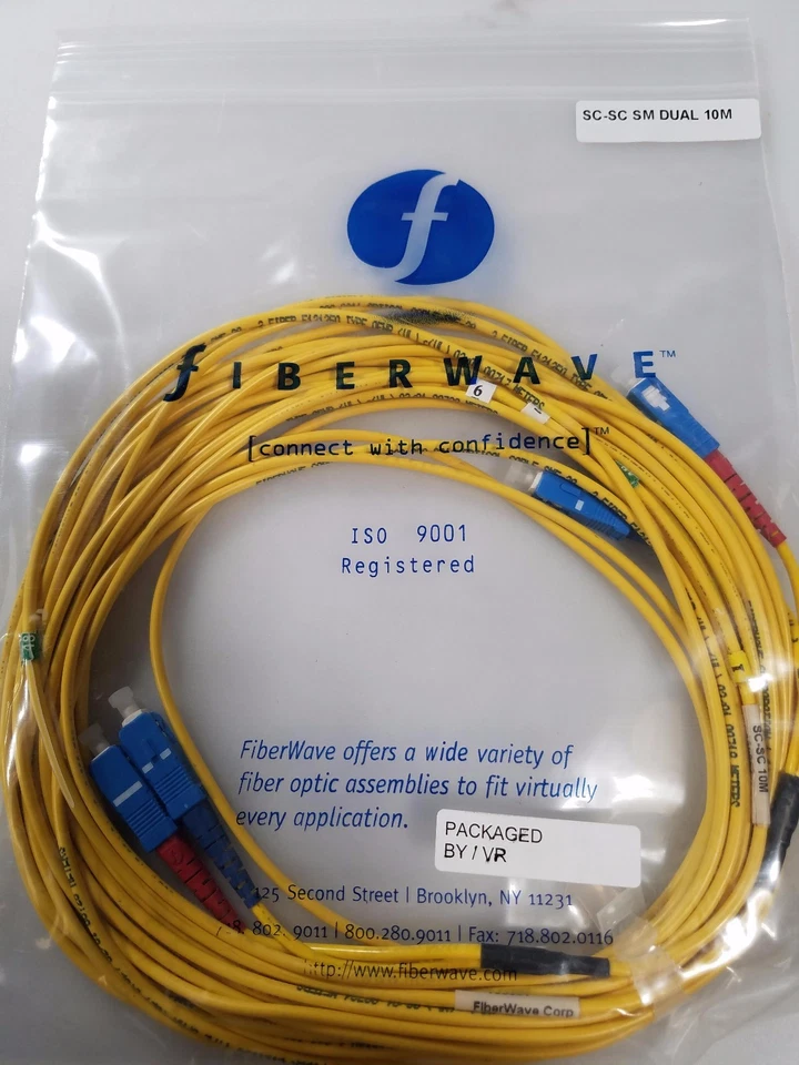 Fiberwave Fiber Optic Jumper 10M SC-UPC/SC-UPC - Image 3 of 3