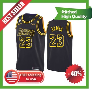 Lebron James Lakers Black Mamba Jersey / NBA 2K20 Lakers Black Mamba City Edition Jersey by