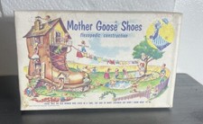 Vintage 1954 MOTHER GOOSE SHOES Children's Shoe Box EMPTY - NO SHOES  
