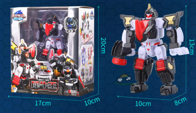 Miniforce Animal Tron Kora Leo Rhinoceros Beast Transforming Robot