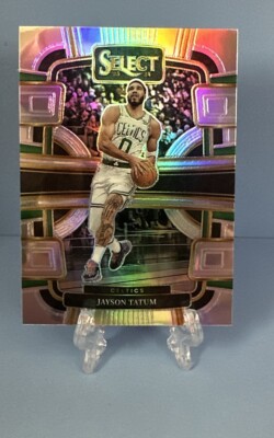 Jason Tatum 2023-24 Panini Select #45 Silver Prizm Concourse Boston Celtics