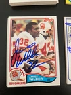Buccaneers James Wilder signed Topps 1982 card