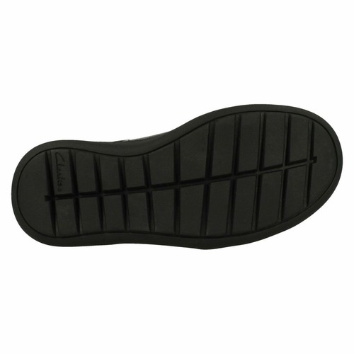 Boys Clarks Rock Verve K Black Leather School Shoes - 第 17/18 張圖片