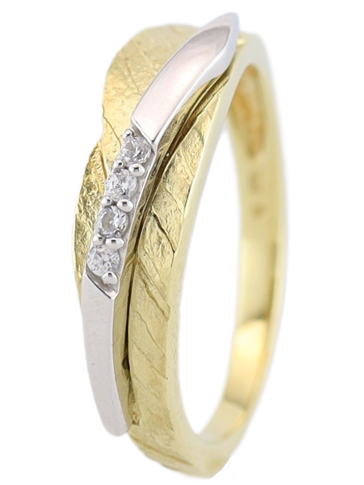 Кольцо MIAMAR 1151673 Damen 14 карат 585 двухцветное wei 51 162 105290₽