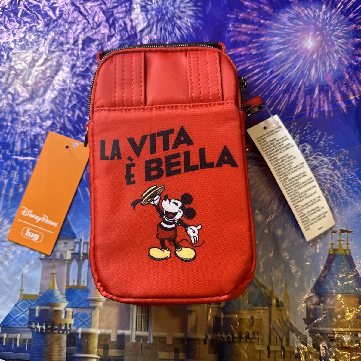 2024 Disney Epcot World Showcase Italy Minnie Mouse Face Lug  display picture 3