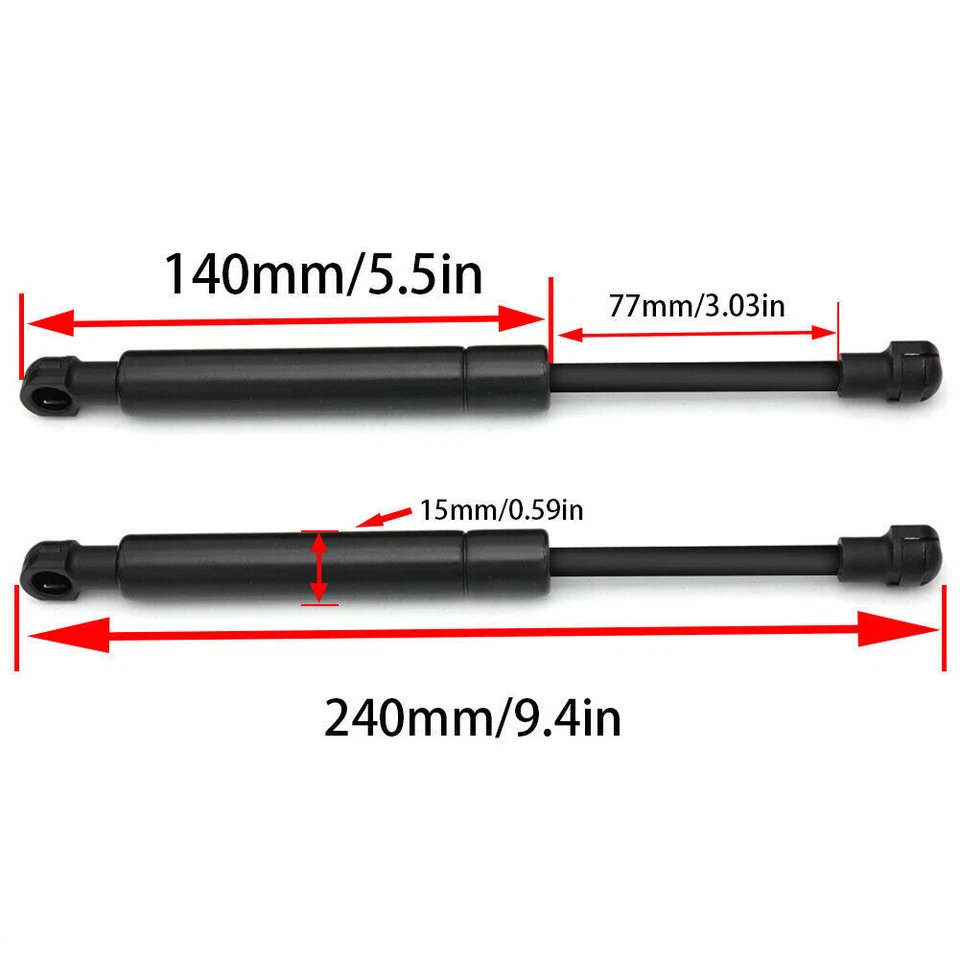 fit For Porsche 911 Boxster Front Hood Lift Support Gas Spring Shock Struts 2Pc - Image 3 of 4