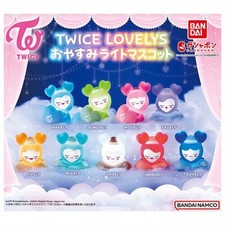 TWICE LOVELYS Good Night Light Mascot Complete 9 Set Gacha Capsule Toy Gashapon