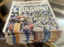 Seattle Times newpaper Seahawks Superbowl &ldquo;Champs&rdquo; (2/3/14)  new with suppliment