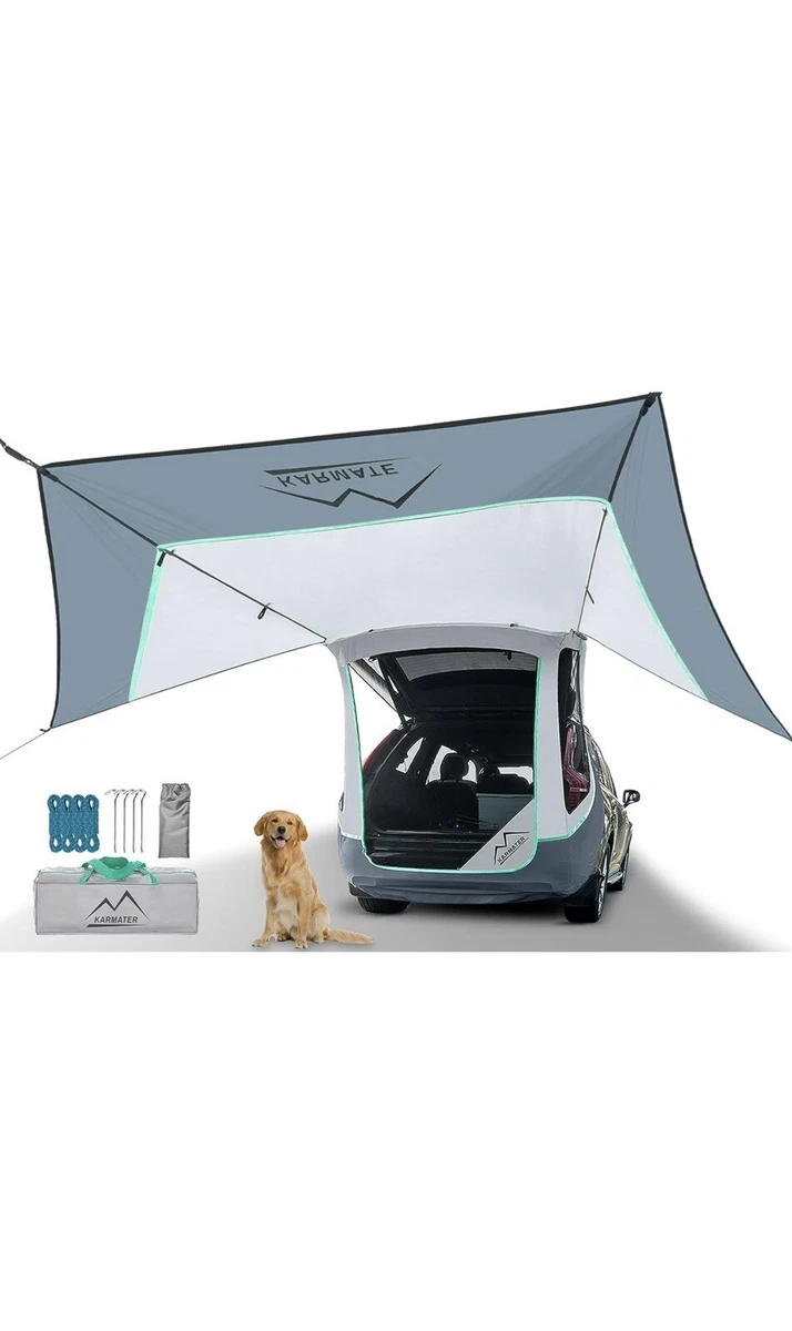 Tailgate tent with outlet sides