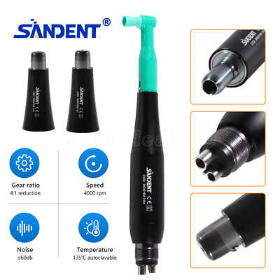 Dental Hygiene Prophy Handpiece Air Motor 4 Holes 4:1 /Nose Cones Kit /Cups po