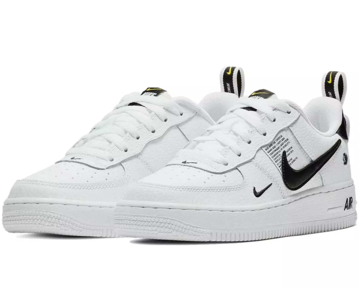 nike air force 1 lv8 utility kids black/white ar1708-001