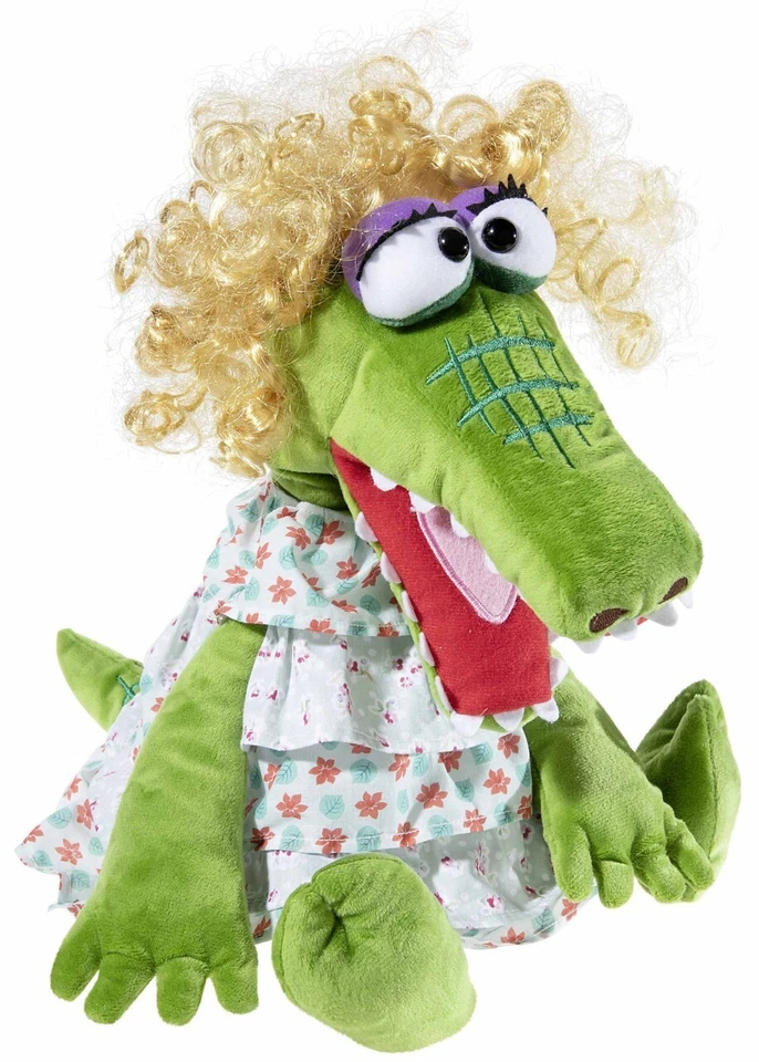 Heunec Handpuppe Handspielpuppe Krokodella von Jan & Henry 40 cm neu