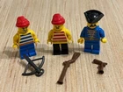 Vintage Lego Pirate Lot 3 Figures