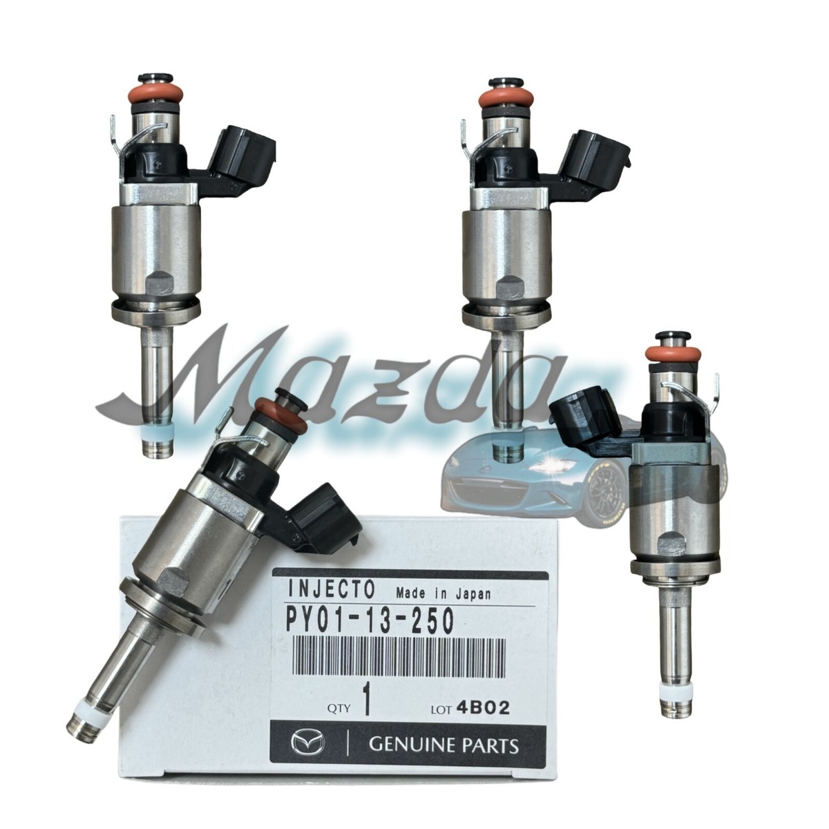 2014-2025 Genuine Mazda CX-5 2.5L Engine Fuel Injector Kit PY01-13