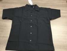 NEW King Louie MEDIUM Bowling Button Down Shirt - Black USA MADE - Union Made