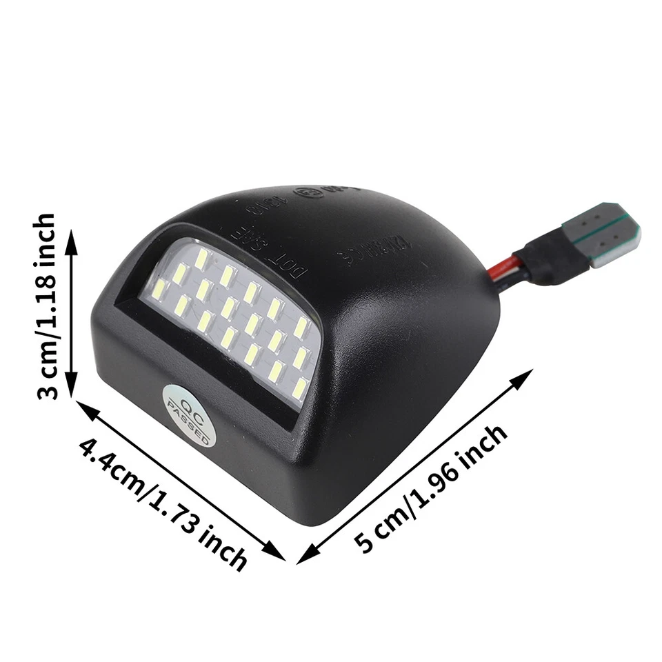 Conjunto de luces LED de matrícula de 2 piezas para Chevrolet Traverse 2009 2010 2011 2012 Foto 3 de 4