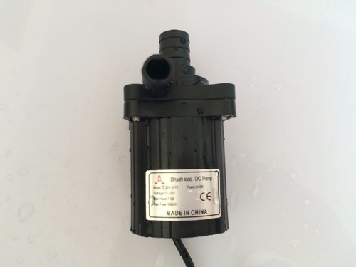 Mini bomba de CC sin escobillas 40-2470, 24V 660LPH 7M, bomba de agua sumergible centrífuga - Imagen 4 de 10