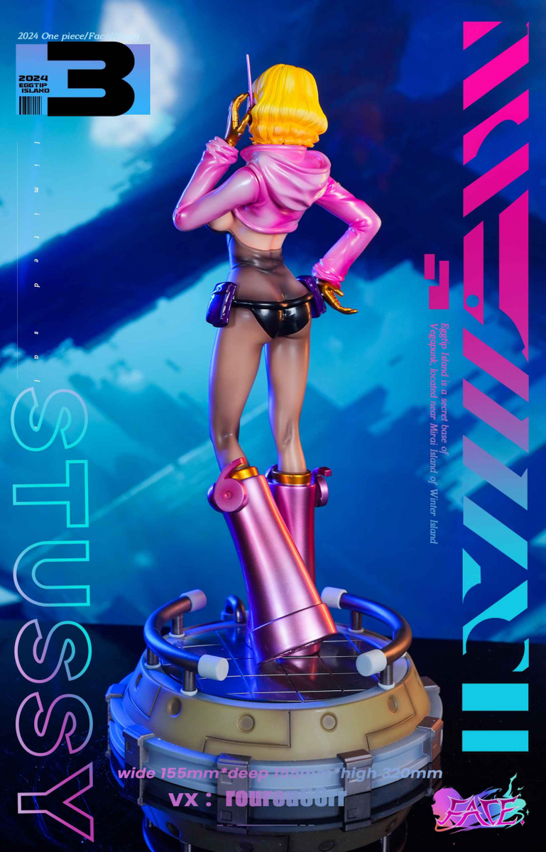 Stussy Resin Face Studio One Piece Figurine Collectibles DX