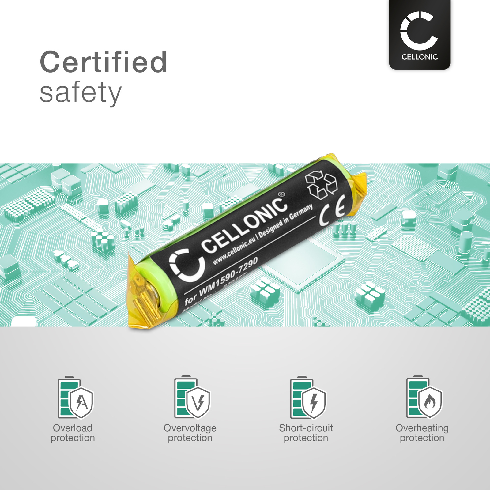 Ersatzakku Für Sena SRL2 – 700mAh / 2,59Wh, Li-Polymer, Kompatibel Mit Sena XK701953