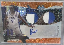 Khaman Maluach  Dual blu/wht Patch  Auto ORANGE RARE  11/25 2025 Bowman #PDRA-KM