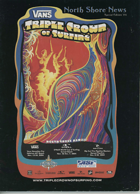 Triple Crown Of Surfing Poster 2004 North Shore News-Vans Triple