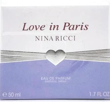 NINA RICCI LOVE IN PARIS EAU DE PARFUM SPRAY WOMEN 1.7 Oz / 50 ml DISCONTINUED!