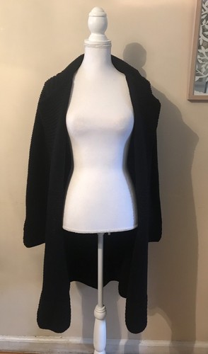 Strenesse Gabriele Strehle Long Knit Cardigan Sweater/ Coat /Jacket-Italy-6/38 - Picture 8 of 11