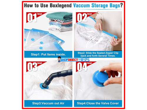 Strong Vacuum Storage Space Saver Saving Bags Vacum Vaccum Bag Duvet Blanket NEW - Picture 4 of 8