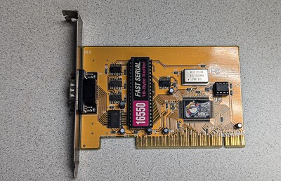 SIIG 16550 Fast Serial 16-Byte Buffer PCI Adapter 