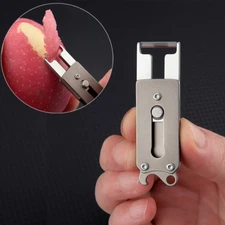 EDC Titanium Alloy Multi Tools Bottle Opener Portable Outdoor Camping Peeler