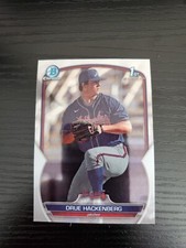 Drue Hackenberg - 2023 Bowman Draft Chrome Prospect 1st Bowman Base BDC-38 (B)
