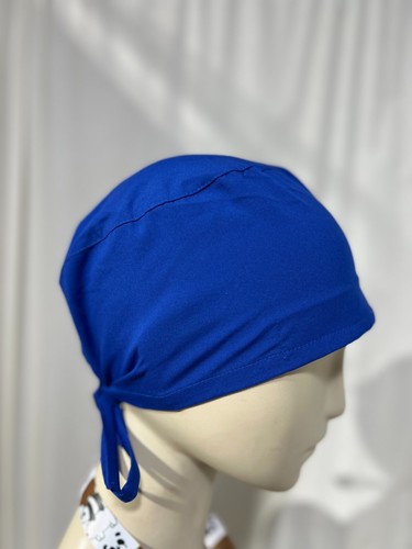 scrubs caps,BLUE,cotton,nurse cap,custom,embroidery,unısex,add name,gift - Picture 3 of 7