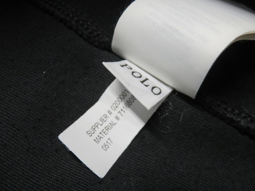 Suéter Polo Ralph Lauren Performance Negro Talla 4XB Bolsillos con Cremallera Completa - Imagen 12 de 13