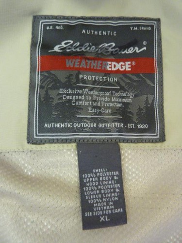 Eddie Bauer Weatheredge 4-Season Zip-Off Hood Media Field Anorak Coat~XL~59C~EUC - Picture 2 of 12