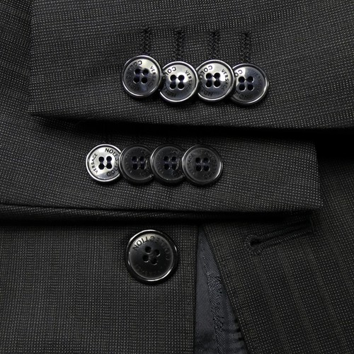 VERSACE Tonal Wool Silk Iridescent Suit Two-Piece 2 Button 46L US 56L IT - Picture 8 of 21