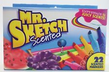 Mr. Sketch Scented Watercolor Marker Broad Chisel Tip Assorted Colors 22/Pack