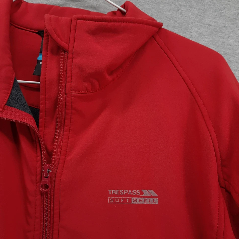 Trespass Wendy Jacket Womens XL Red Full Zip Fleece Lined TP50 Wind Resistant - Image 3 of 4