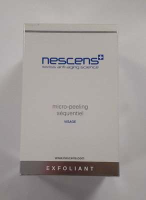 Exfoliant Visage Anti-âge NESCENS – Micro-peeling Séquentiel 60 Ml – Neuf Sous Emballage D'origine