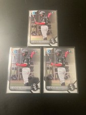 (3) 2022 Bowman Chrome Elijah Tatis 1st Rookie Prospect RC #BCP-23 White Sox