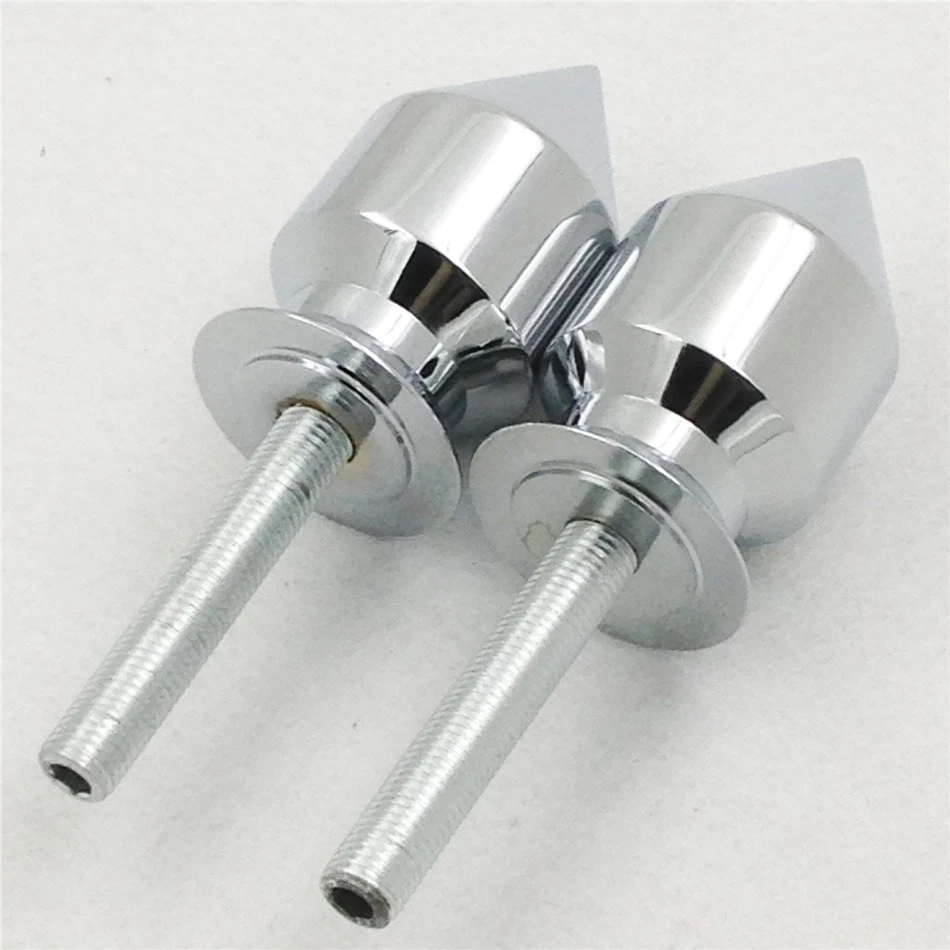 Carretes basculantes de clavo cromado para Yamaha Fzr 1000 400 Fzr600R Yzf1000 Yzf750R Foto 4 de 4