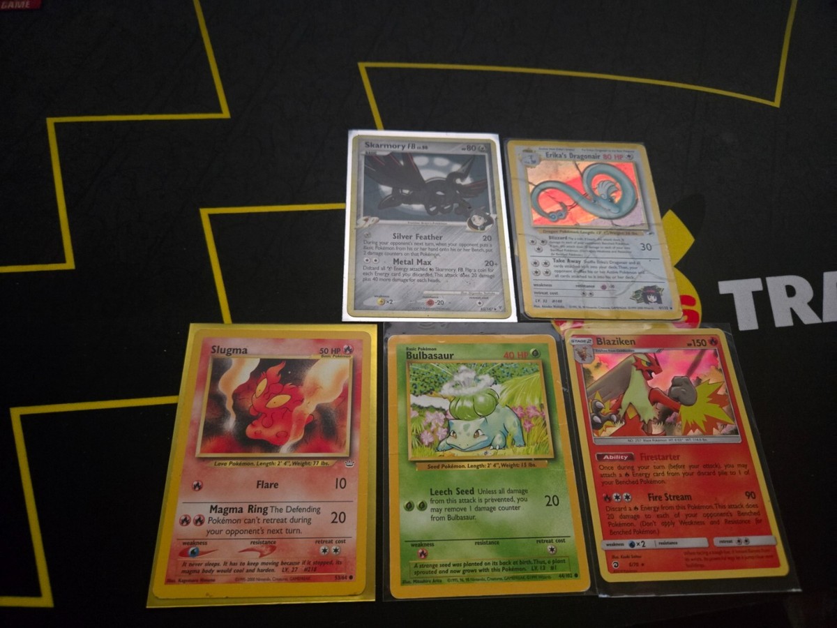 POKEMON VINTAGE CARD LOT ERIKAS DRAGONAIR , BASE SET