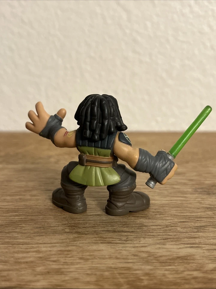 "Figura de 2"" Star Wars Galactic Heroes Quinlalan Vos Jedi Master Clone Wars Hasbro" Foto 4 de 4
