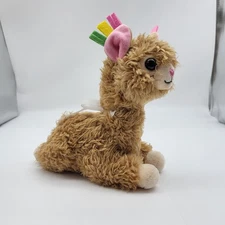 Adorable fluffy alpaca llama plush toy lovey stuffed animal Frankford